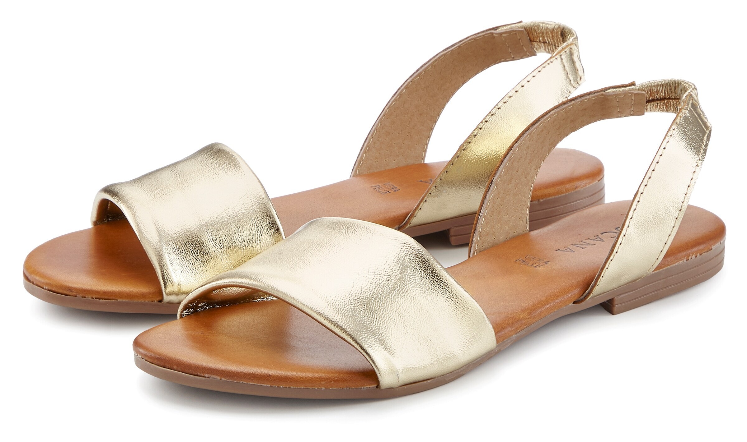 LASCANA Sandale in Gold