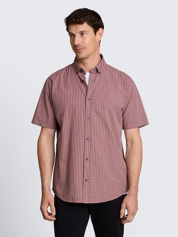 TOM TAILOR Regular fit Button Up Shirt in Pink: front