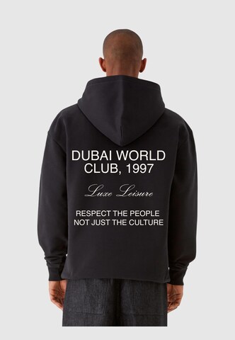 9N1M SENSE Sweatshirt 'Dubai World' in Black: front