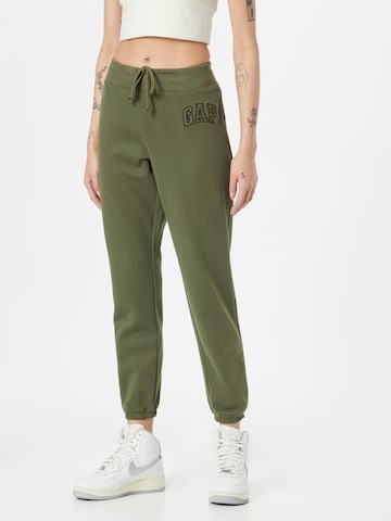 GAP - Tapered Calças em verde: frente