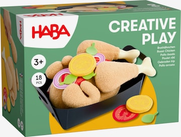 HABA Knuffels ' Creative Play - Brathähnchen ' in Gemengde kleuren: voorkant