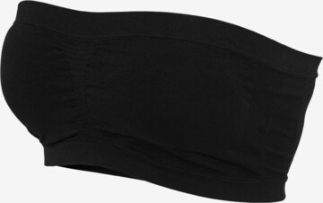 Urban Classics Bandeau Top in Schwarz