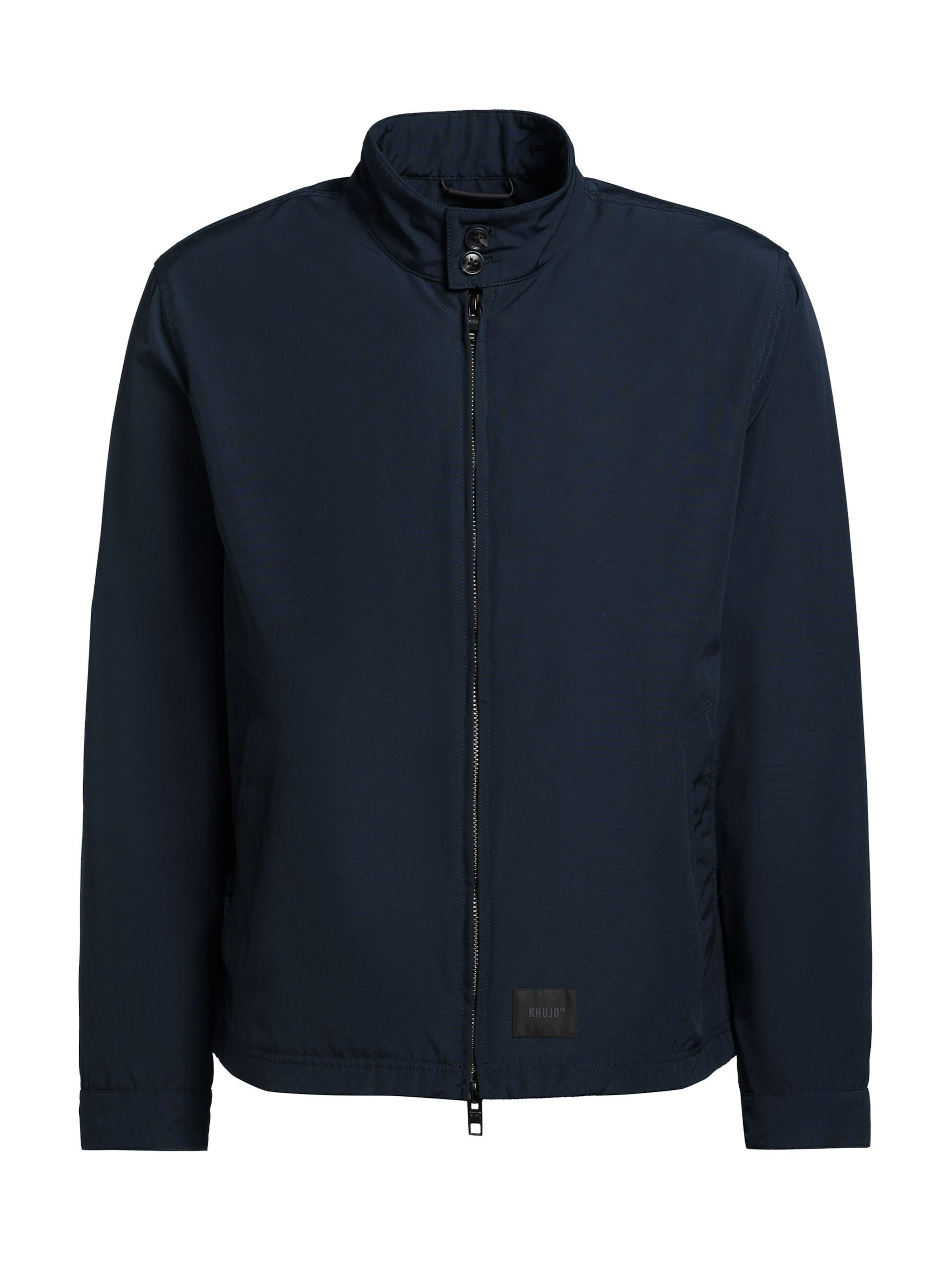 khujo Tussenjas 'Cover' in Blauw: voorkant