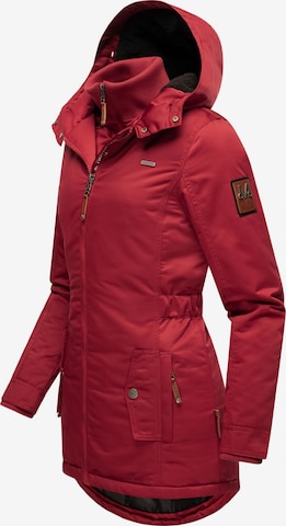 MARIKOO Winter Coat 'Sanakoo' in Red