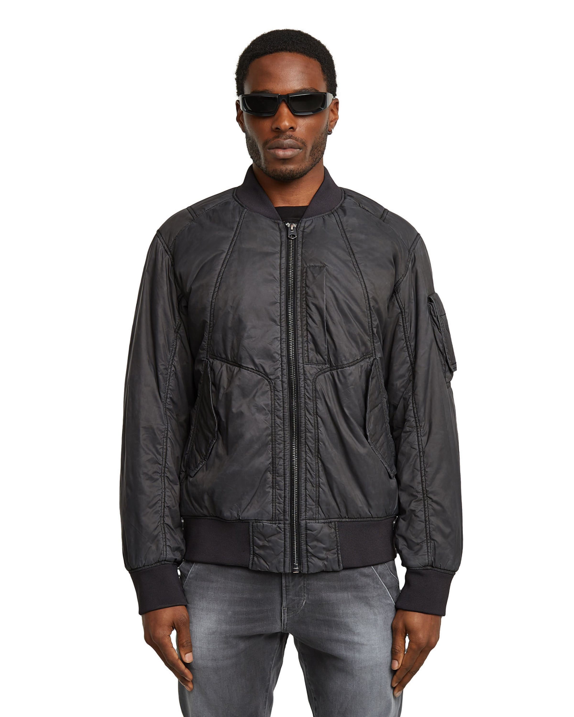 G-STAR Jacke 'GA-1' in Grau: Vorderseite