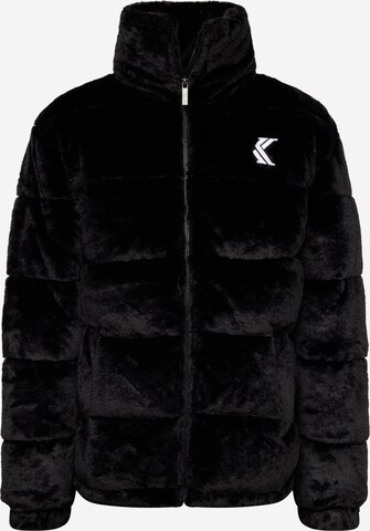 Karl Kani Winter Jacket in Black: front