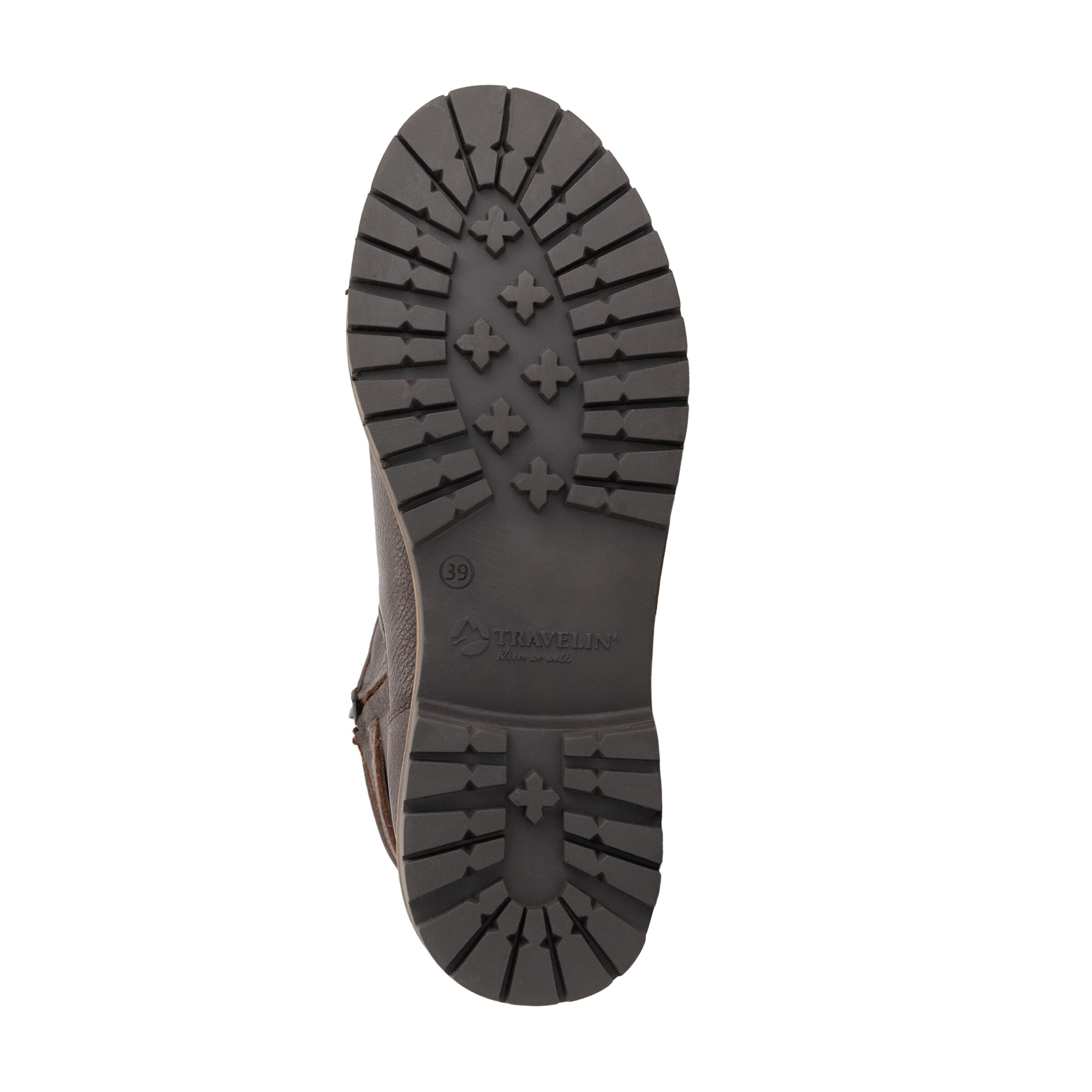 Travelin Boots 'Trustrup' in Bruin