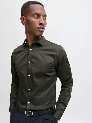 Slim fit Camicia di JACK & JONES in verde