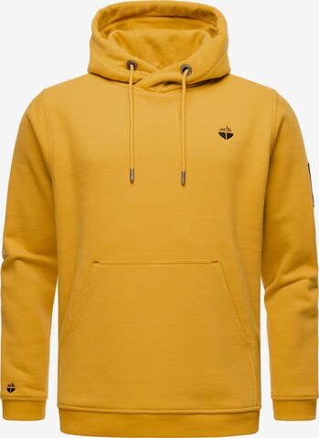 STONE HARBOUR Sweatshirt 'Bodo Shain' in Yellow: front