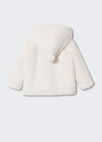 MANGO KIDS Coat 'Bear' in White