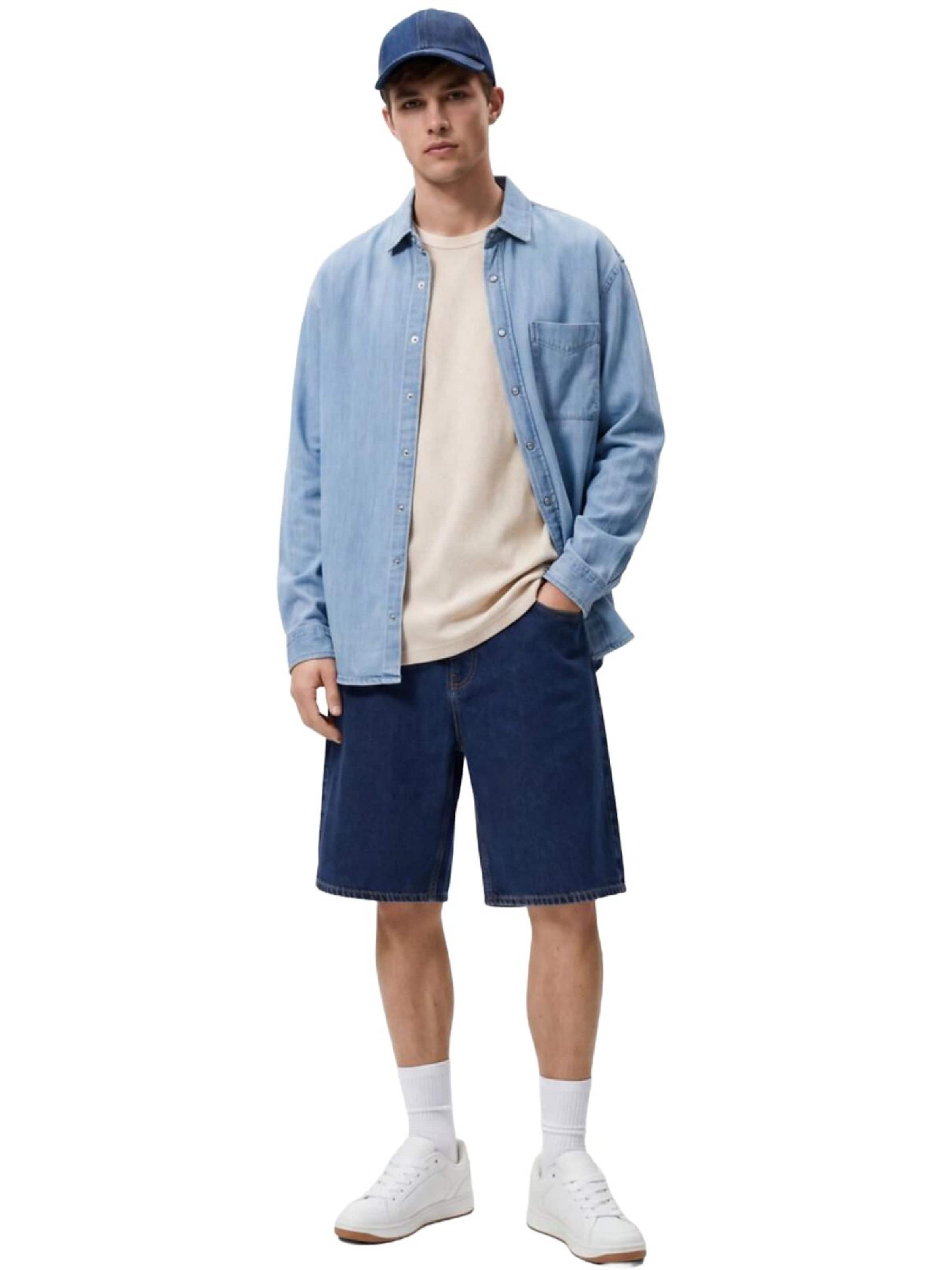 LTB Jeans Shirt 'LTB Jeans Basic Rundhals-T-Shirt'‌‌‌ in Weiß: Vorderseite