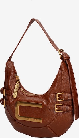 Borsa a spalla di Custo Barcelona in marrone: frontale