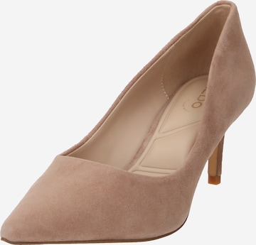 ALDO - Zapatos con plataforma 'STESSYLOW' en beige: frente