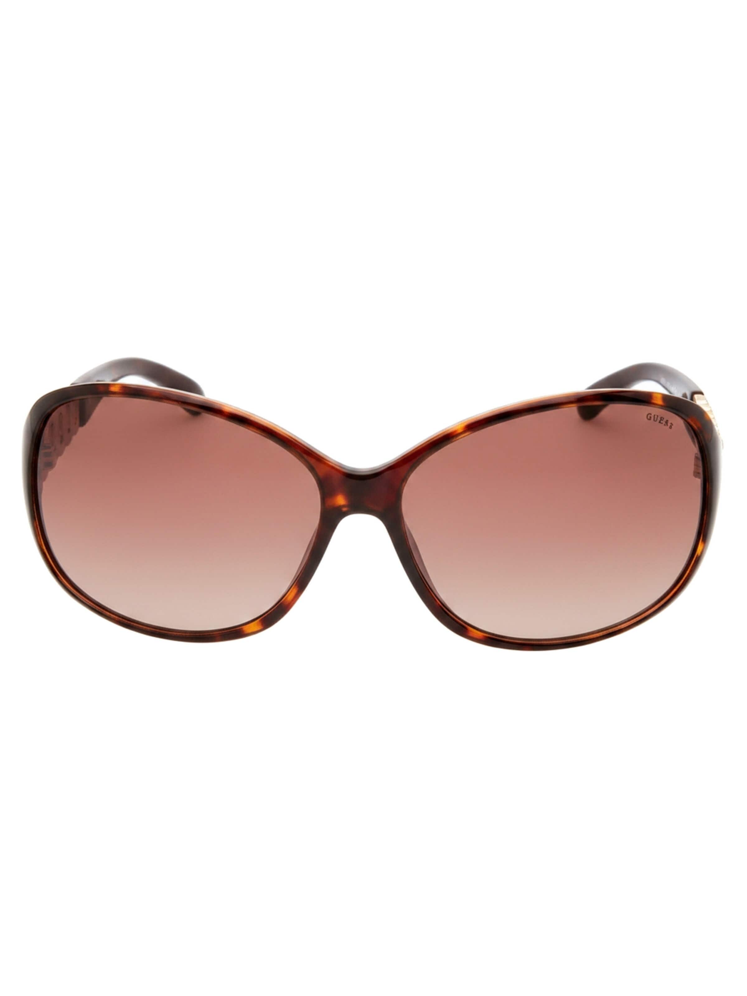Lunettes de soleil 'Sonnenbrille' GUESS en marron : devant