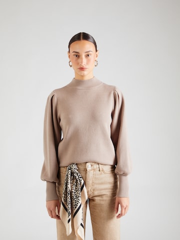 Y.A.S Sweater 'FONNY' in Brown: front