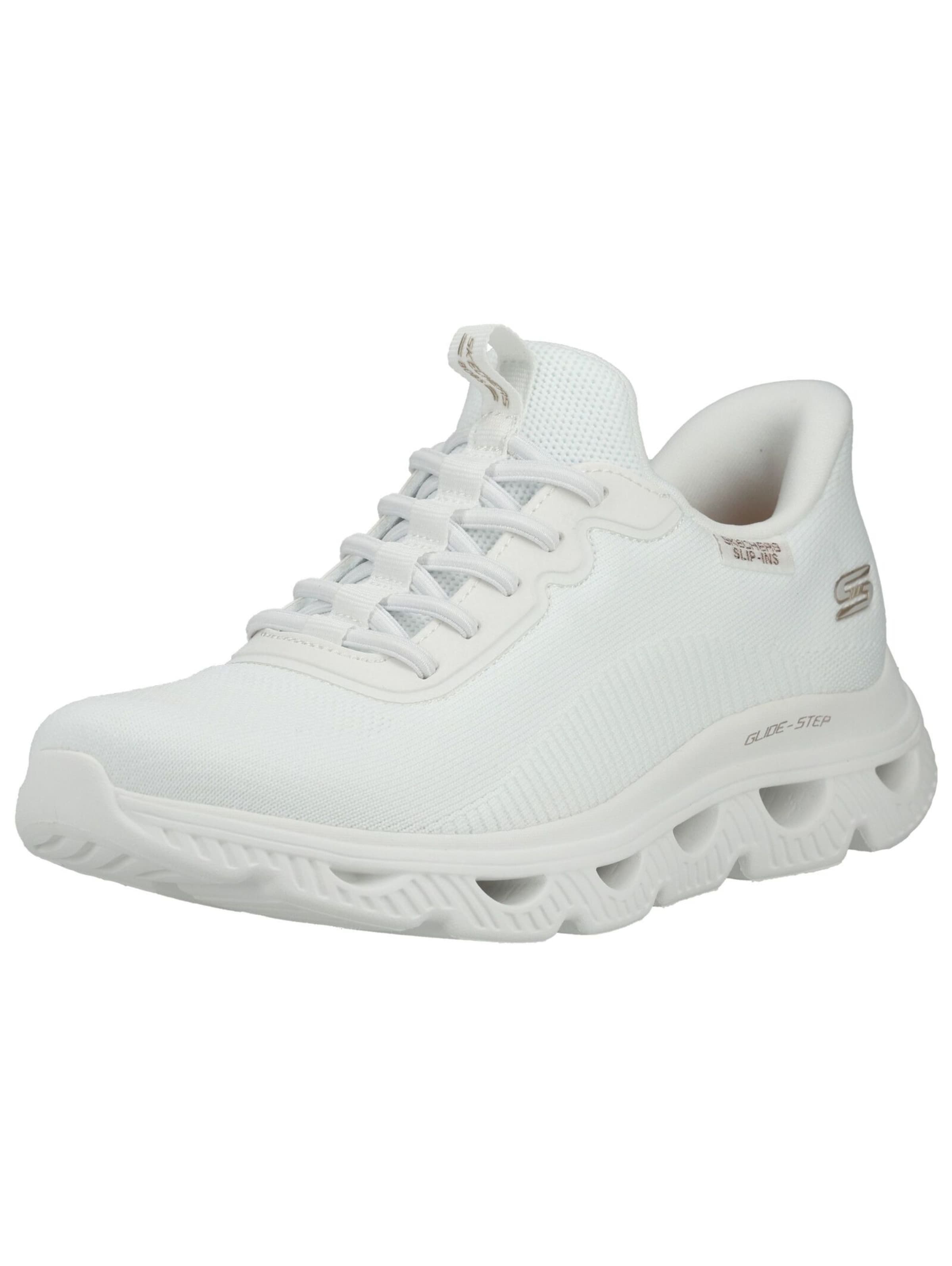 Slip on SKECHERS en blanc : devant