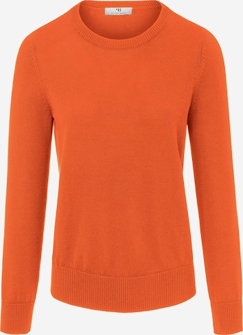 Peter Hahn Rundhals Pullover aus SUPIMA®-­ Baumwolle in Orange: predná strana