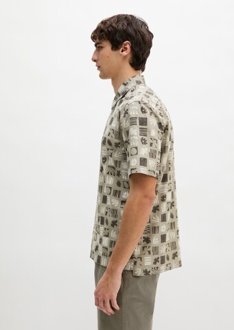 Marc O'Polo Regular fit Overhemd in Bruin