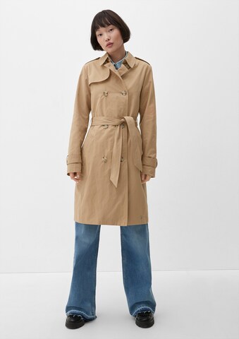 s.Oliver Between-seasons coat in Beige