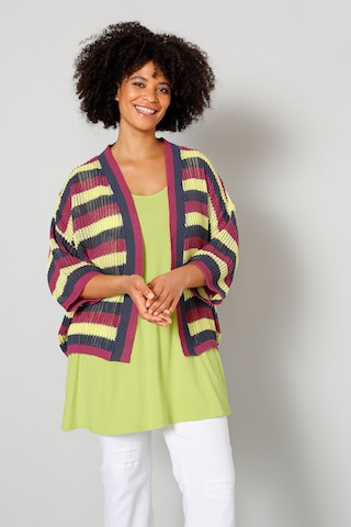 Sara Lindholm Knit Cardigan in Mixed colors: front
