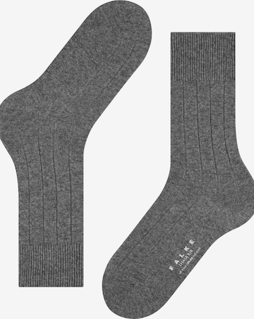 FALKE Socken 'Lhasa Rib' in Grau: Vorderseite