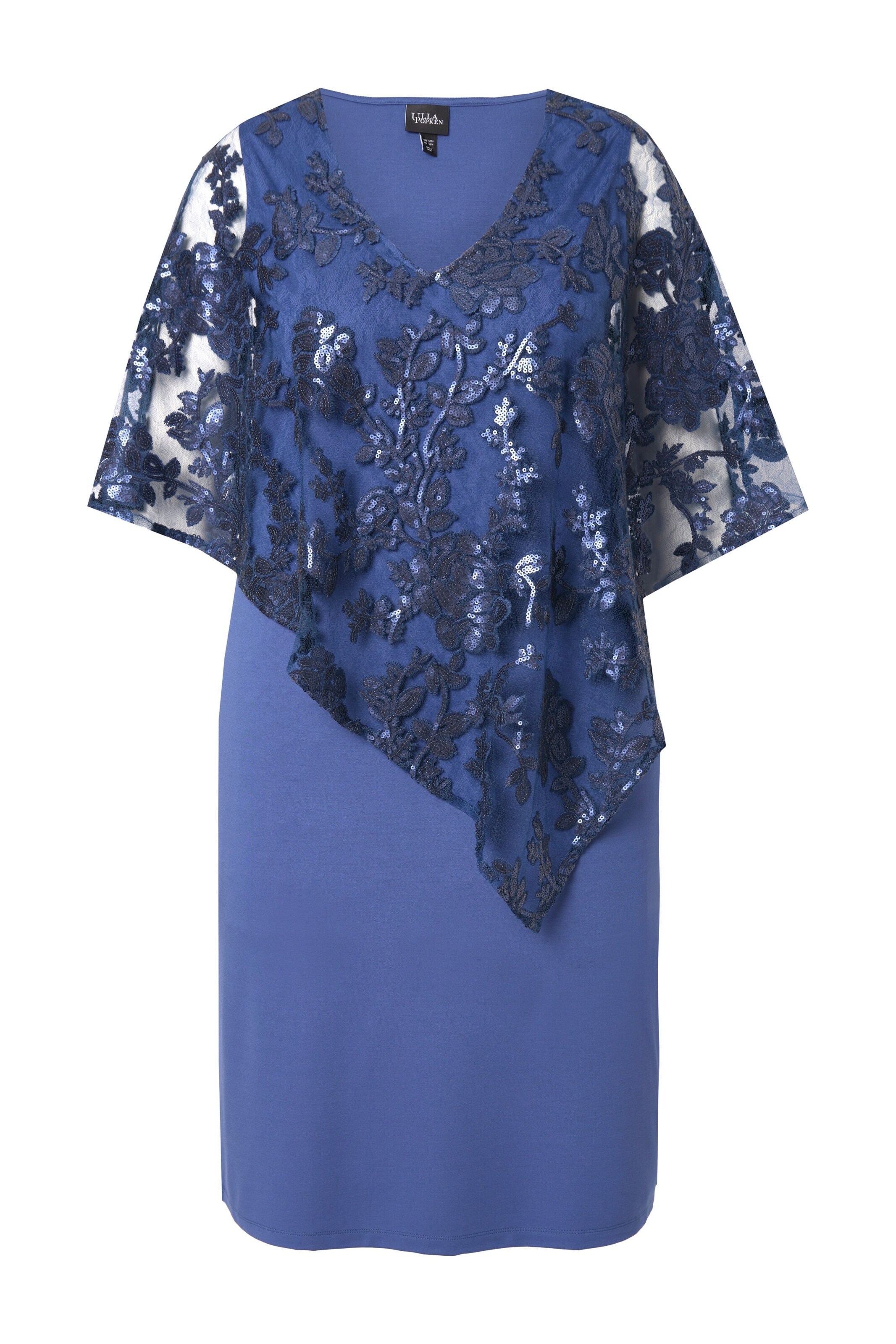 Ulla Popken Abendkleid in Blau: Vorderseite