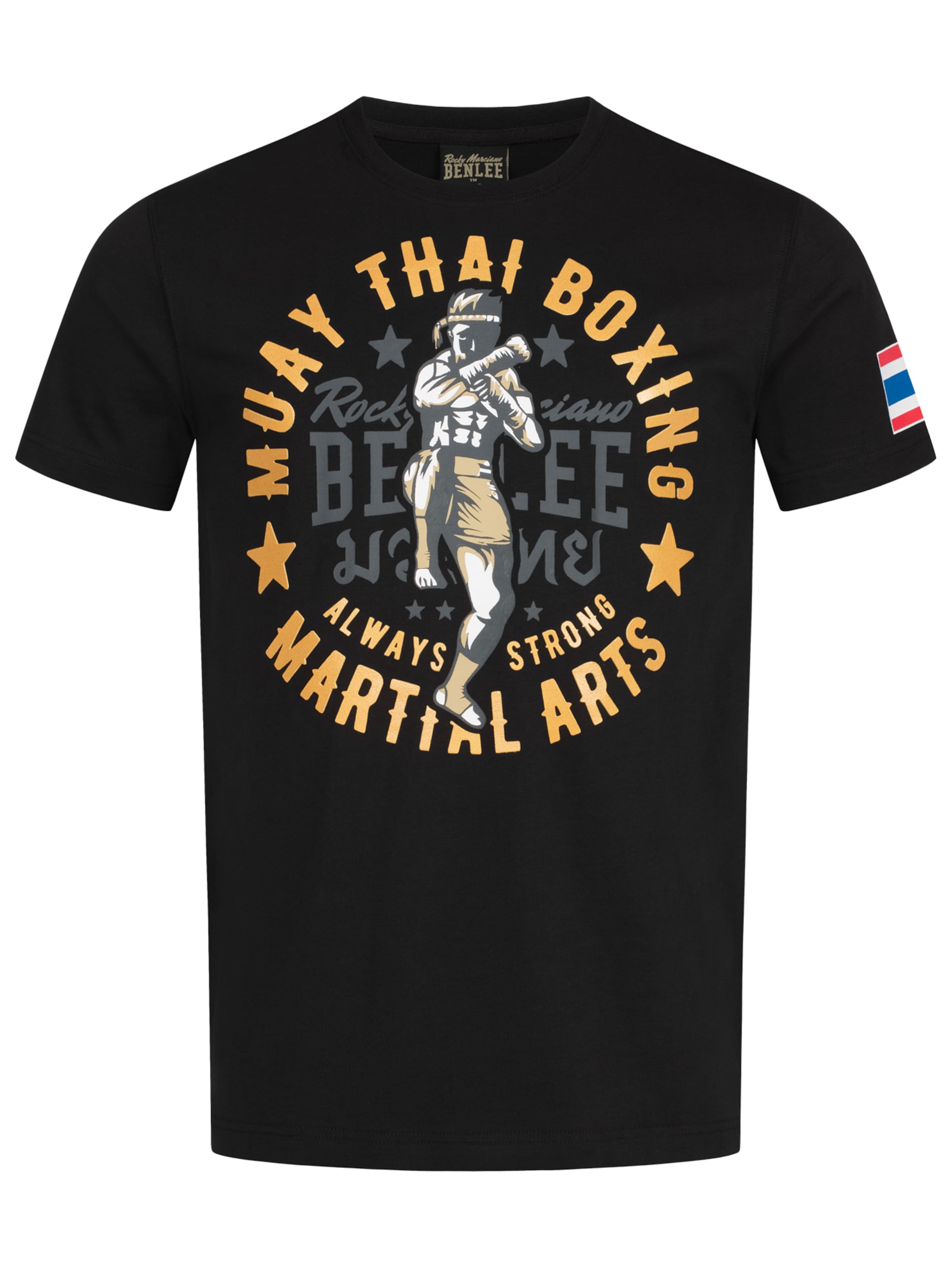 Benlee Функциональная футболка 'Danbury' в Черный: спереди