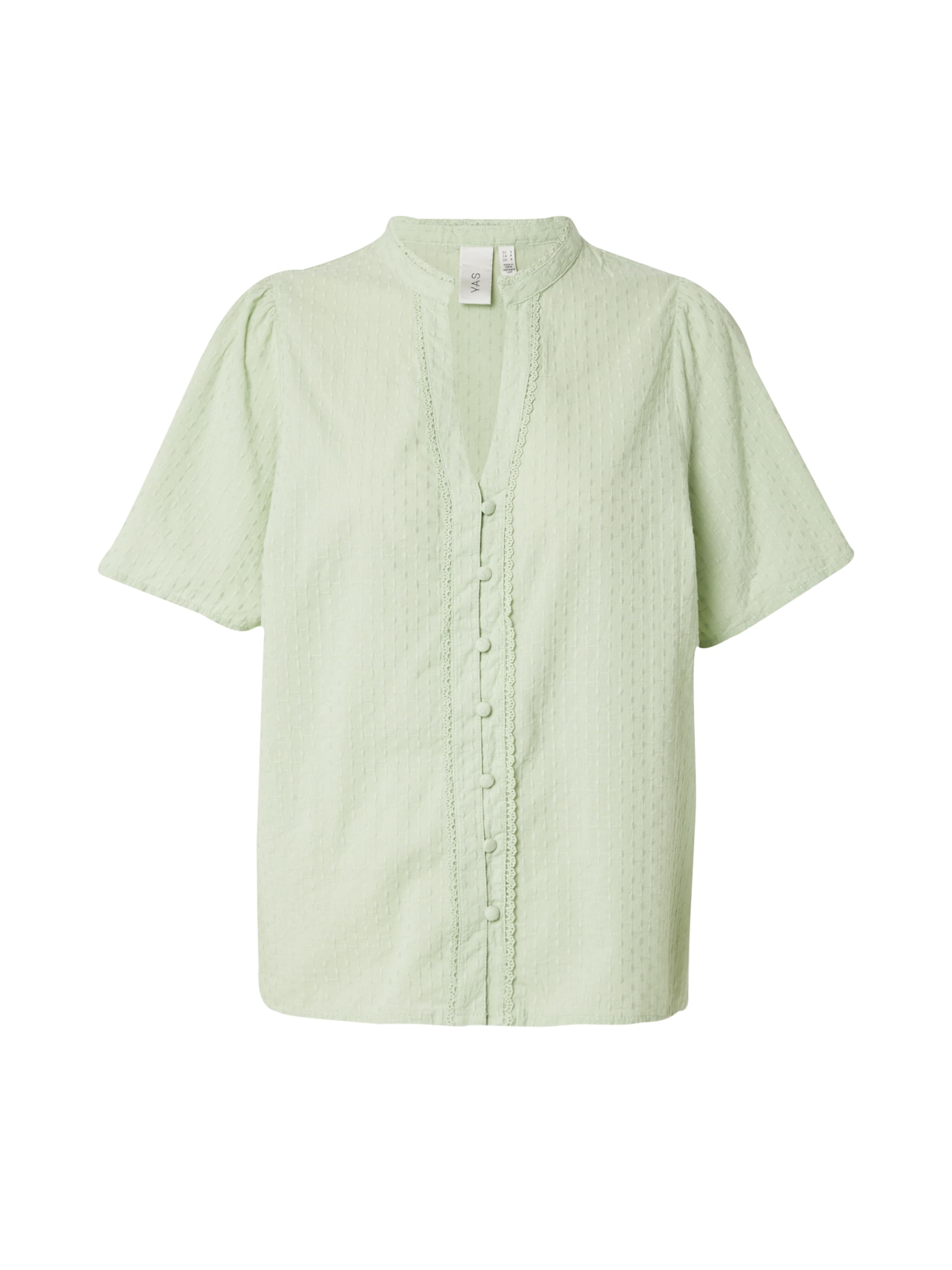 YAS Μπλούζα 'TIA' σε πράσινο: μπροστά