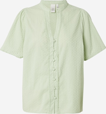 Y.A.S Blouse 'TIA' in Groen: voorkant