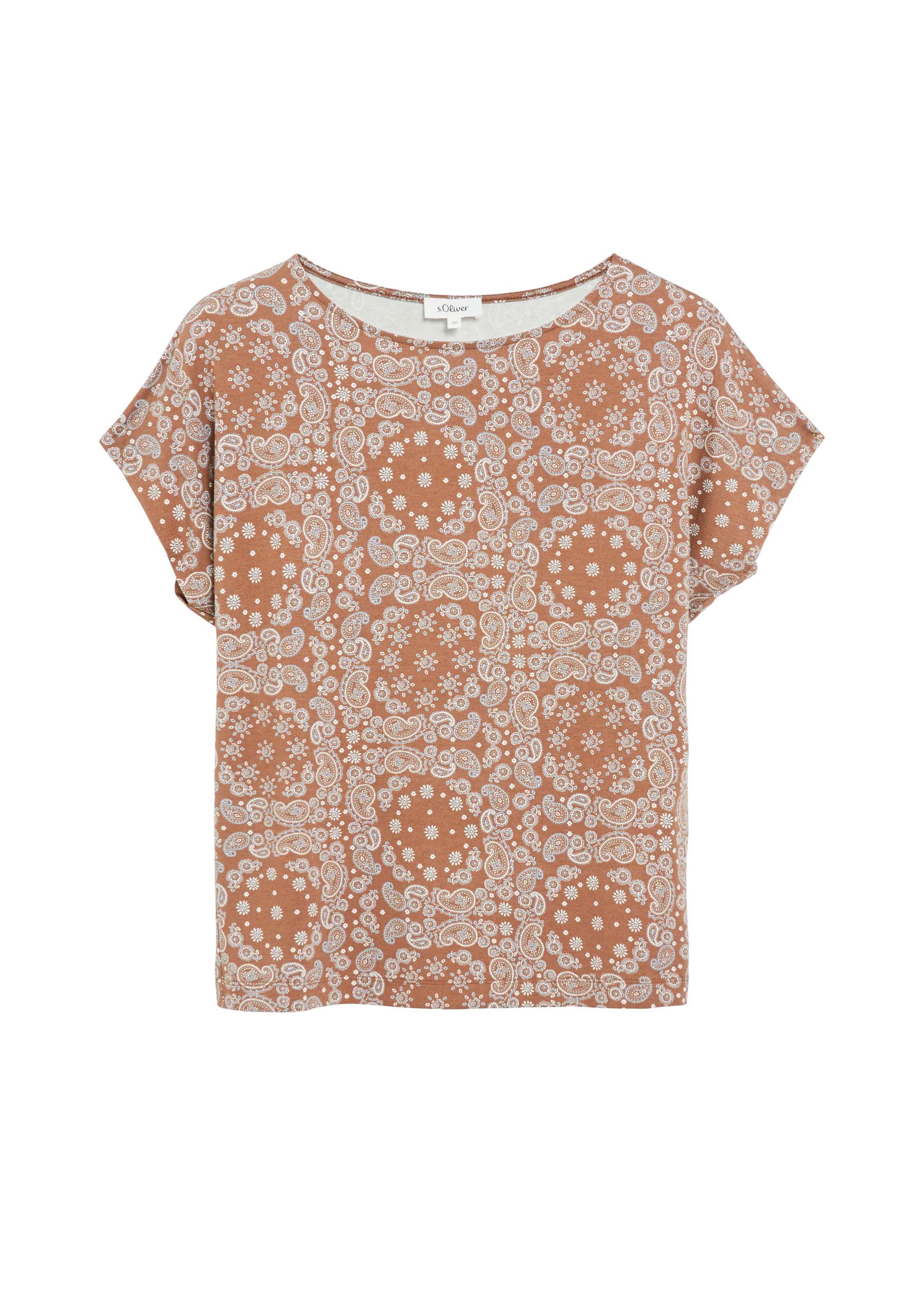 s.Oliver Shirt in Brown: front