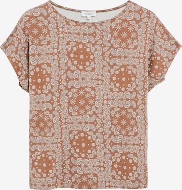 s.Oliver Shirt in Brown: front