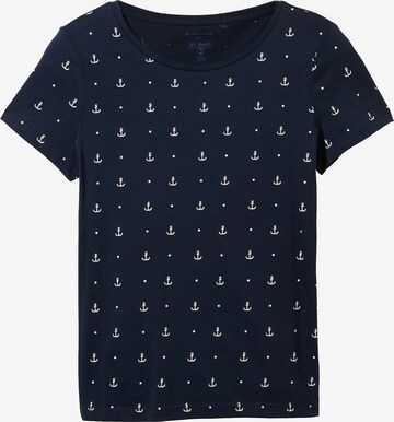 T-shirt TOM TAILOR en bleu : devant