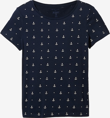 T-shirt TOM TAILOR en bleu : devant