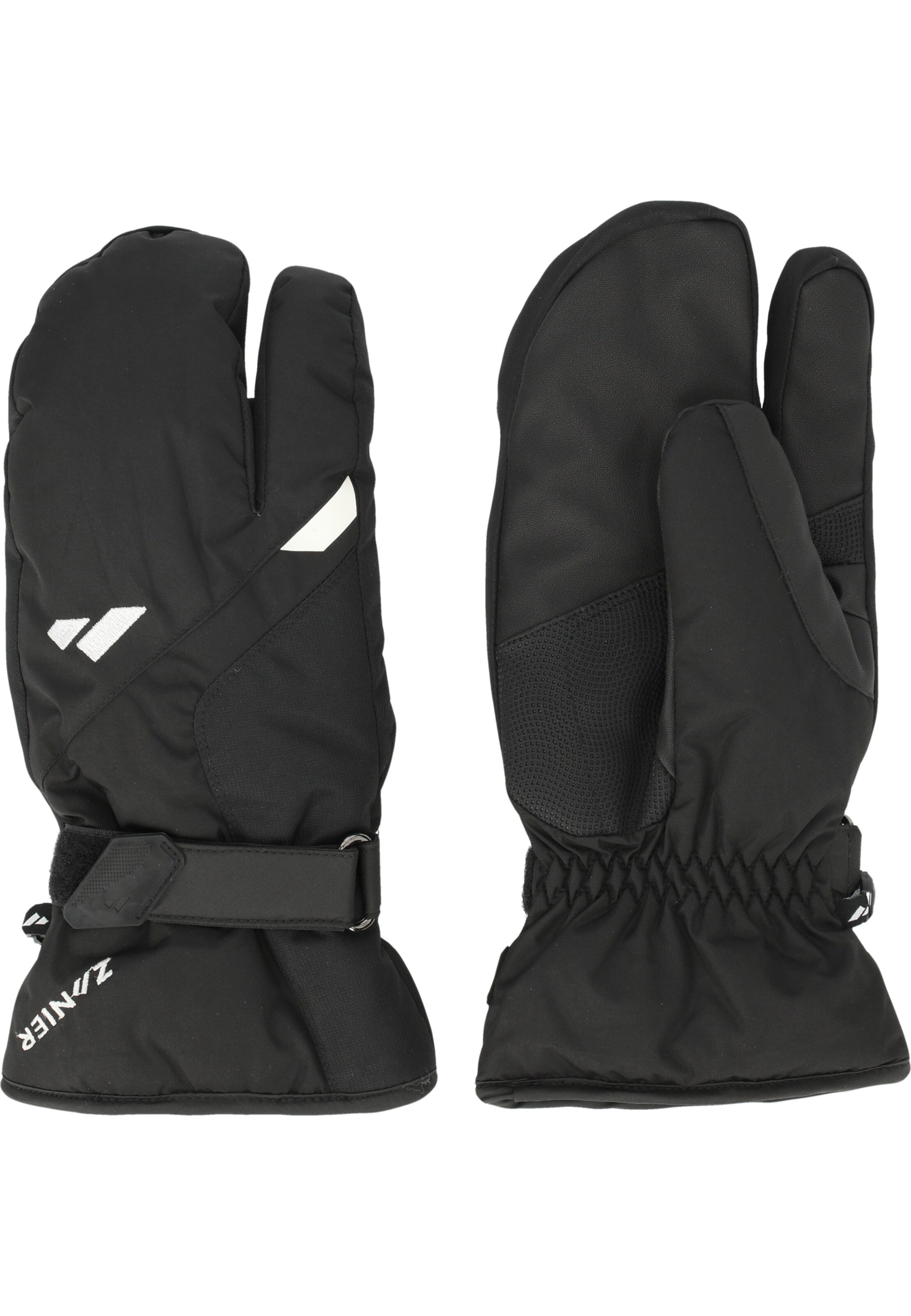 Zanier Full Finger Gloves 'Dienten STX' in Black: front