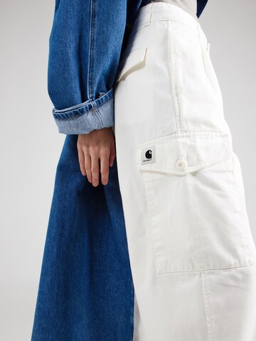 Carhartt WIP - Tapered Pantalón cargo 'Collins' en blanco