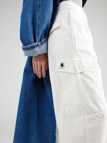 Effilé Pantalon cargo 'Collins' Carhartt WIP en blanc