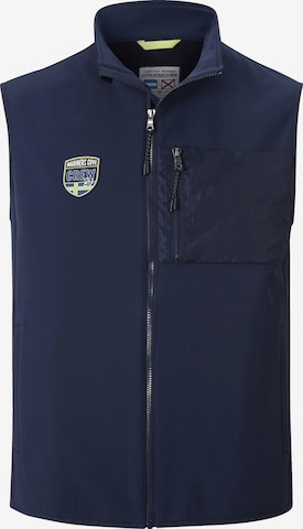 Jan Vanderstorm Sportbodywarmer ' Demetri ' in Blauw: voorkant