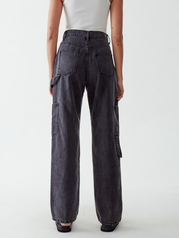 Calli Regular Jeans i svart: baksida