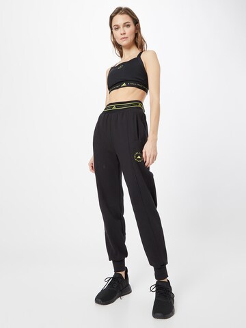 ADIDAS BY STELLA MCCARTNEY Tapered Sporthose in Schwarz