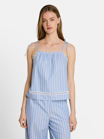 TOM TAILOR DENIM Bluse in Blau: Vorderseite
