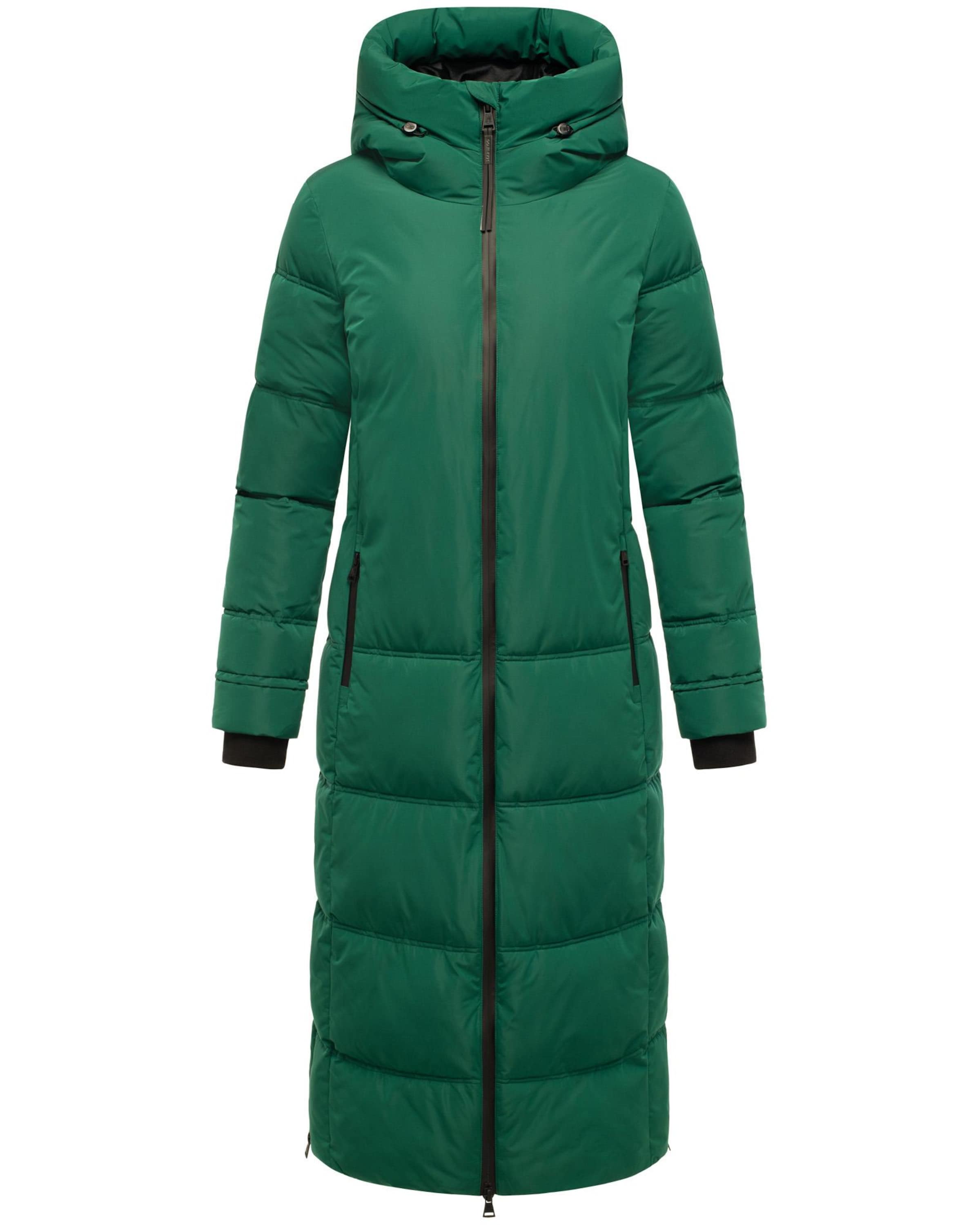 zaļš MARIKOO Ziemas mētelis 'Honiaa XVI': no priekšpuses