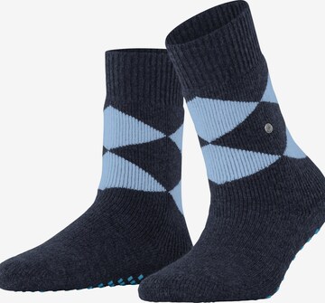 BURLINGTON Socken 'Cosy Argyle' in Blau: Vorderseite