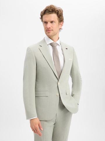 Finshley & Harding London Slim fit Business blazer 'Brixdon' in Grey: front