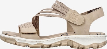 Rieker Sandale in Beige: Vorderseite