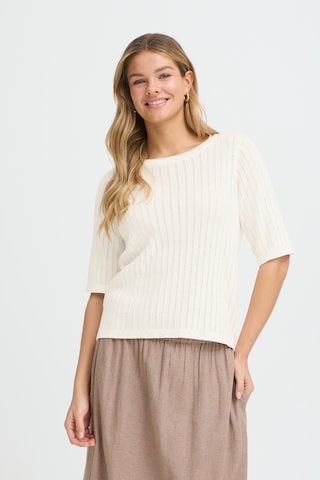 Fransa Pullover 'CAMMY' in Weiß: Vorderseite