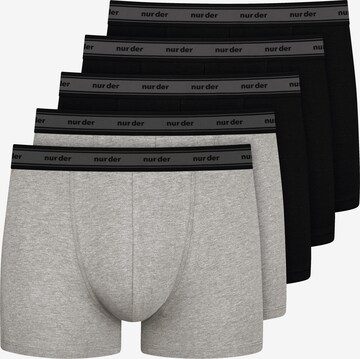 Nur Der Boxershorts ' Organic Cotton ' in Grijs: voorkant