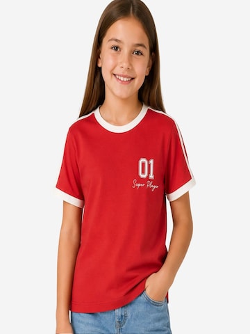 Tommy Life - Camisola em vermelho: frente