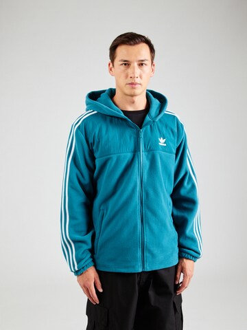 ADIDAS ORIGINALS Sweat jacket 'Adicolor' in Blue: front