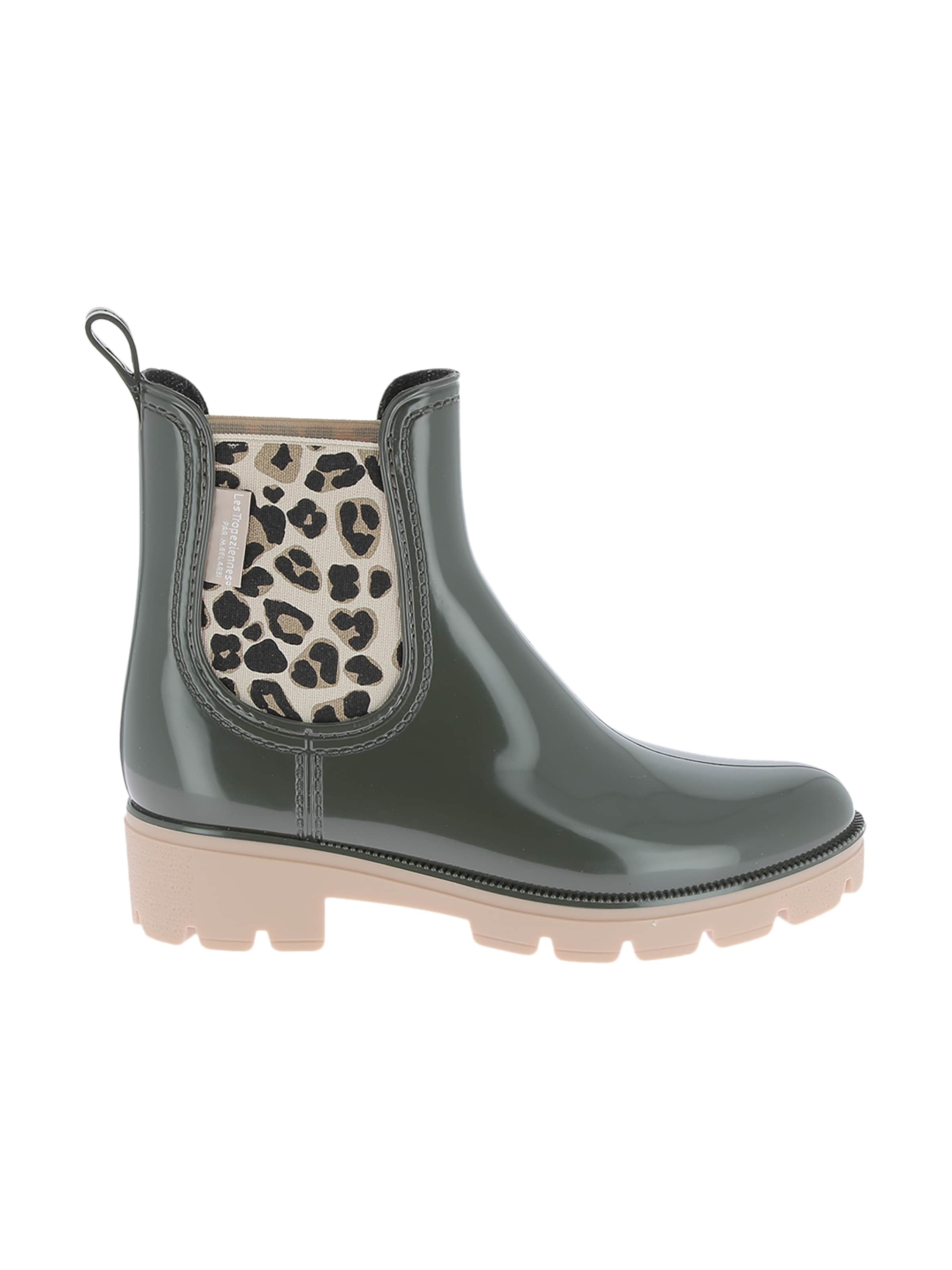 Bottines 'Noura-Stiefeletten zum Hineinschlüpfen von M. Berlarbi' Les Tropéziennes en vert : devant