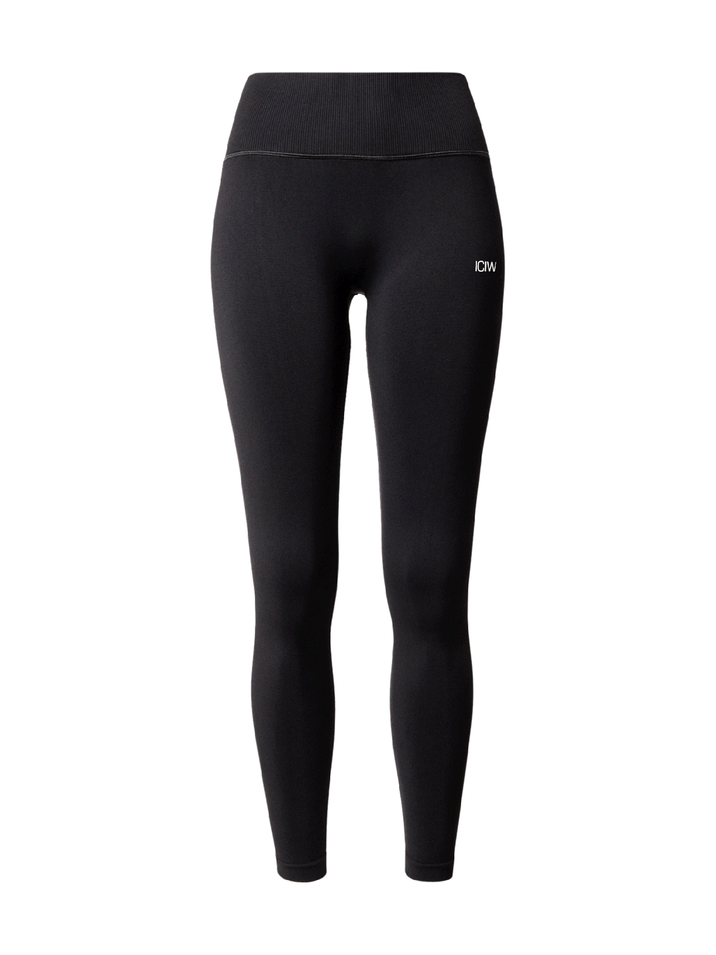 Skinny Pantalon de sport 'Define' ICANIWILL en noir : devant